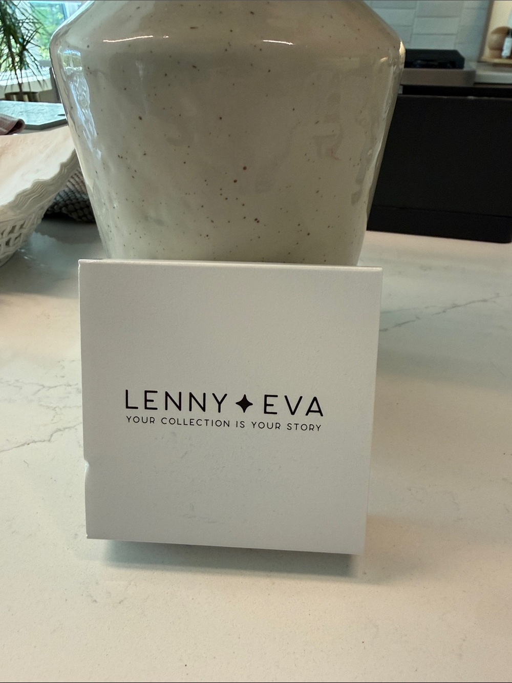 Lenny and Eva Symbolic Stones Scripture Bracelet-Cross, Howlite